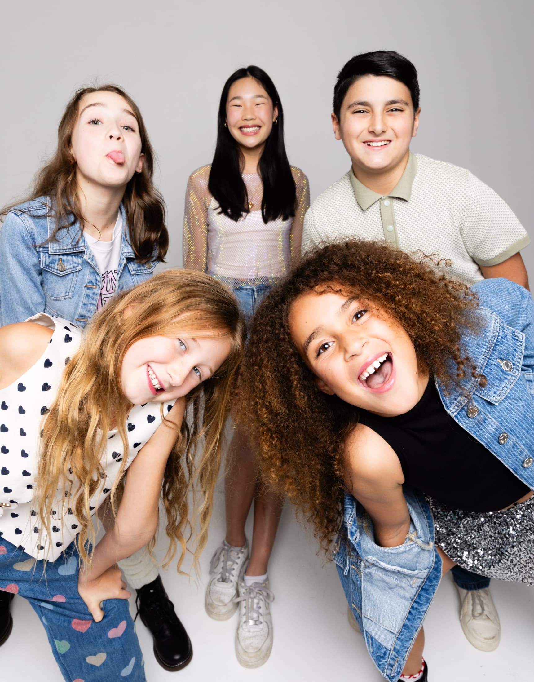 NVA young artists together in the studio